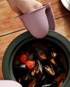 국내제작 실리콘 악어 주방장갑2p (4color)