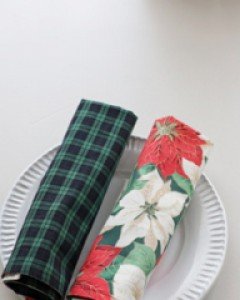 [20%sale]포인세티아 양면 테이블매트