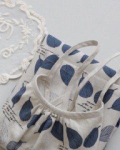 블루리프 린넨 에이프런