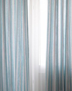 [10%sale]써니데이린넨 스트라이프커튼-스카이(2size)