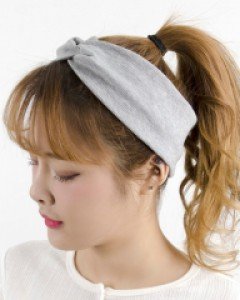 P6287 꼬임 골지 헤어밴드 2종세트(7color)