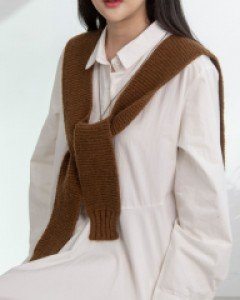 P9389 니트 숄 머플러