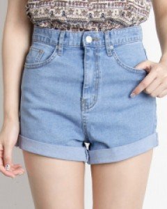 A2682 스판 데님 롤업 반바지(S.M.L)