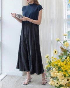 Y0676 시크 새틴 플레어 롱 원피스