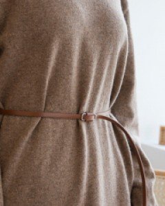 A2319 심플 스키니 벨트