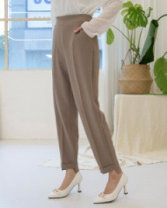 Y0785 밑단 카브라 언발 슬랙스(S.M.L)