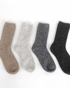 A3126 울혼방 보카시 골지 양말