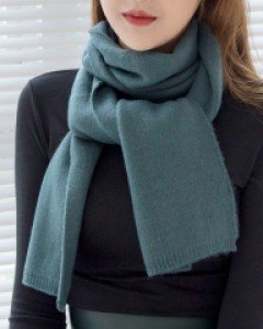 A3371 심플 솔리드 니트 머플러