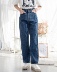 A3468 투버튼 와이드 데님팬츠(S.M.L.XL)