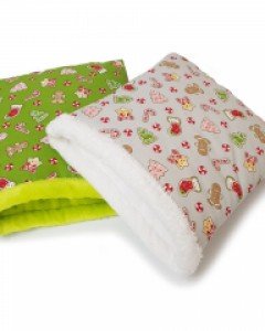 (크리스마스)순면 털 고슴도치 방한포치