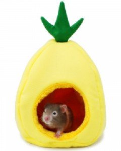 (솜+털원단 사용!)햄스터용 파인애플포치