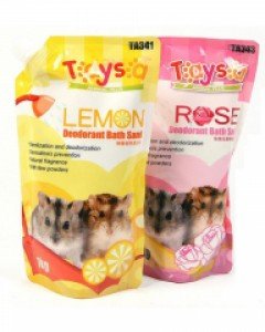 taysa 햄스터 목욕모래 레몬/장미 1kg
