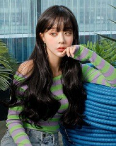 T-LM055/데일리 엘피펌 58cm 더 썸 위그 통가발 (하이소프트사)