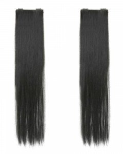 부분 2피스 좌우대칭 2set(제디원사,형상기억인모)심플 스트레이트 49cm