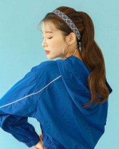 B-MK061/다이아 42cm 2초포니 핀 포니테일 (제디원사)