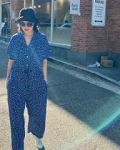 여성 점프 수트 도트 땡땡이 쿨링 썸머