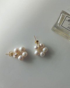 블로썸 담수진주 귀걸이