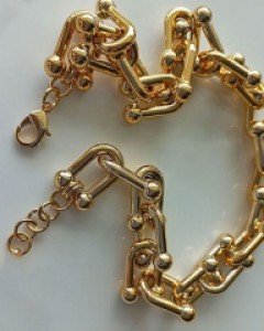 CCB체인목걸이 골드 실버 볼드여름악세사리 체인볼장식으로 고급스러운