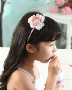 크라운 머리띠(핑크)