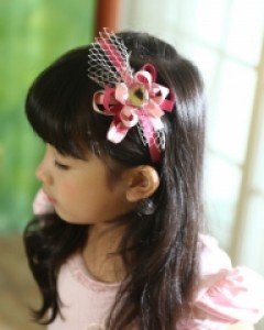 스웨이드하트머리띠