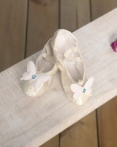 나비 아이보리공단슈즈