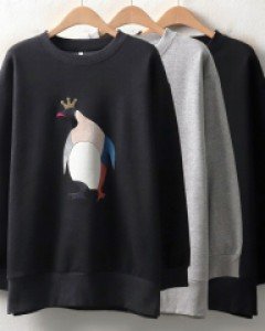 MN 스웨이드펭귄맨투맨(4089H211)