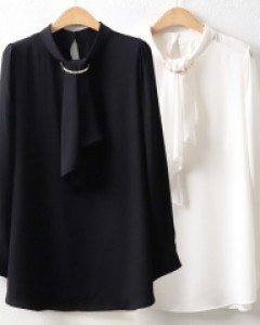 BG 비쥬스카프블라우스(4545H409)