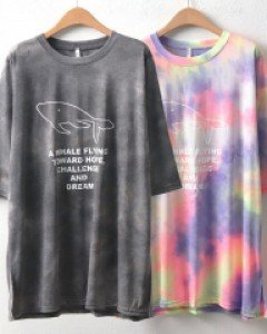 MN 돌고래물나염반팔티(6061H408)