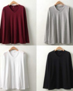 WW 브이넥면베이직티(6799H410)