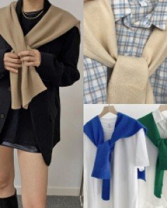 DK 무지캐시미어숄가디건(J770H310)