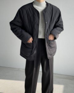 #BL 코너 리버시블 퀼팅 양털자켓 4color