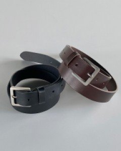 토브 미디엄 사각 가죽 벨트 3color