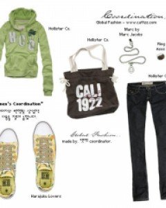 Spring !산뜻한 그린 컬러의 후드티와 스키니진. 캐주얼 봄코디.