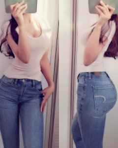 슈퍼슬림핏 골지 유넥 반팔 티셔츠 기본길이 4color