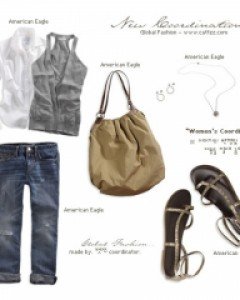 Spring화이트 셔츠와 그레이 홀터넥 베스트. 보이핏 진. 심플한 느낌의 봄코디.