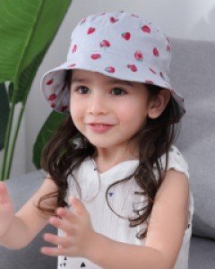 딸기 한입 아동 벙거지모자(44-54cm) 501769