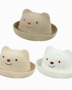 귀여운 곰돌이 아동 밀짚모자(48-52) 510001