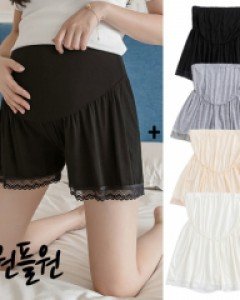 원플원 모달 하트레이스 복대형 임산부 속바지 304422