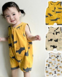 퍼피 웨일 투포켓 유아동민소매우주복(66-100) 205158
