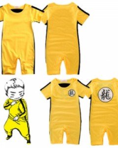 이소룡 트레이닝 반팔 아동 우주복 320085