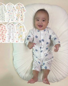 긴팔소프트 패턴실내복 아동 우주복 랜덤2개 205210