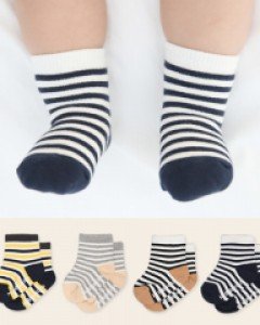 단가라 양말 4color