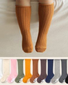 New 돌돌이골지 니삭스 11color