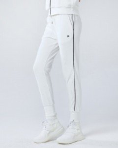 Piping velour jogger pantswhite
