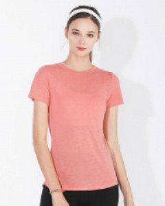 Sensitive skin short sleeve peach pink