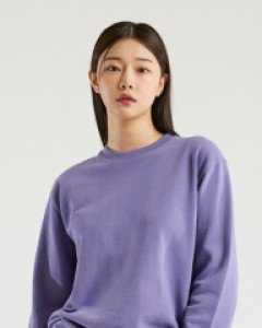 All day basic sweatshirt light purple(unisex)