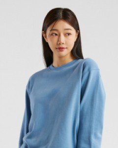 All day basic sweatshirt steel blue(unisex)