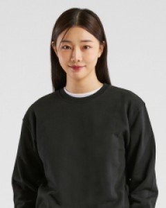 All day basic sweatshirt black(unisex)