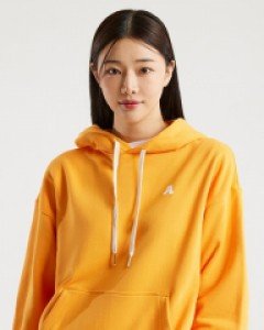 All day basic hoodie light orange(unisex)