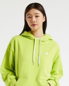 All day basic hoodie lime(unisex)